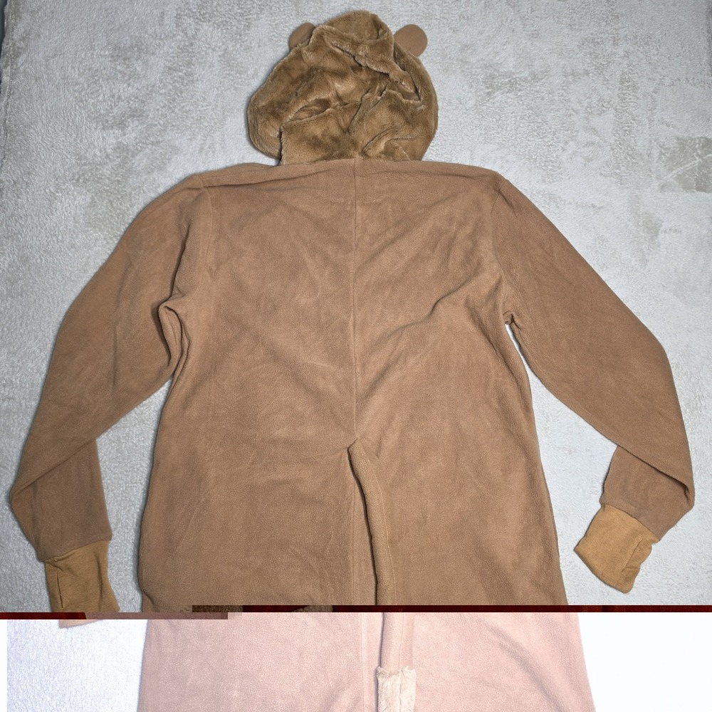 Spirit Halloween Lion Union Suit Adult XL Bodysuit Jumpsuit One Piece Costume - Picture 7 of 16